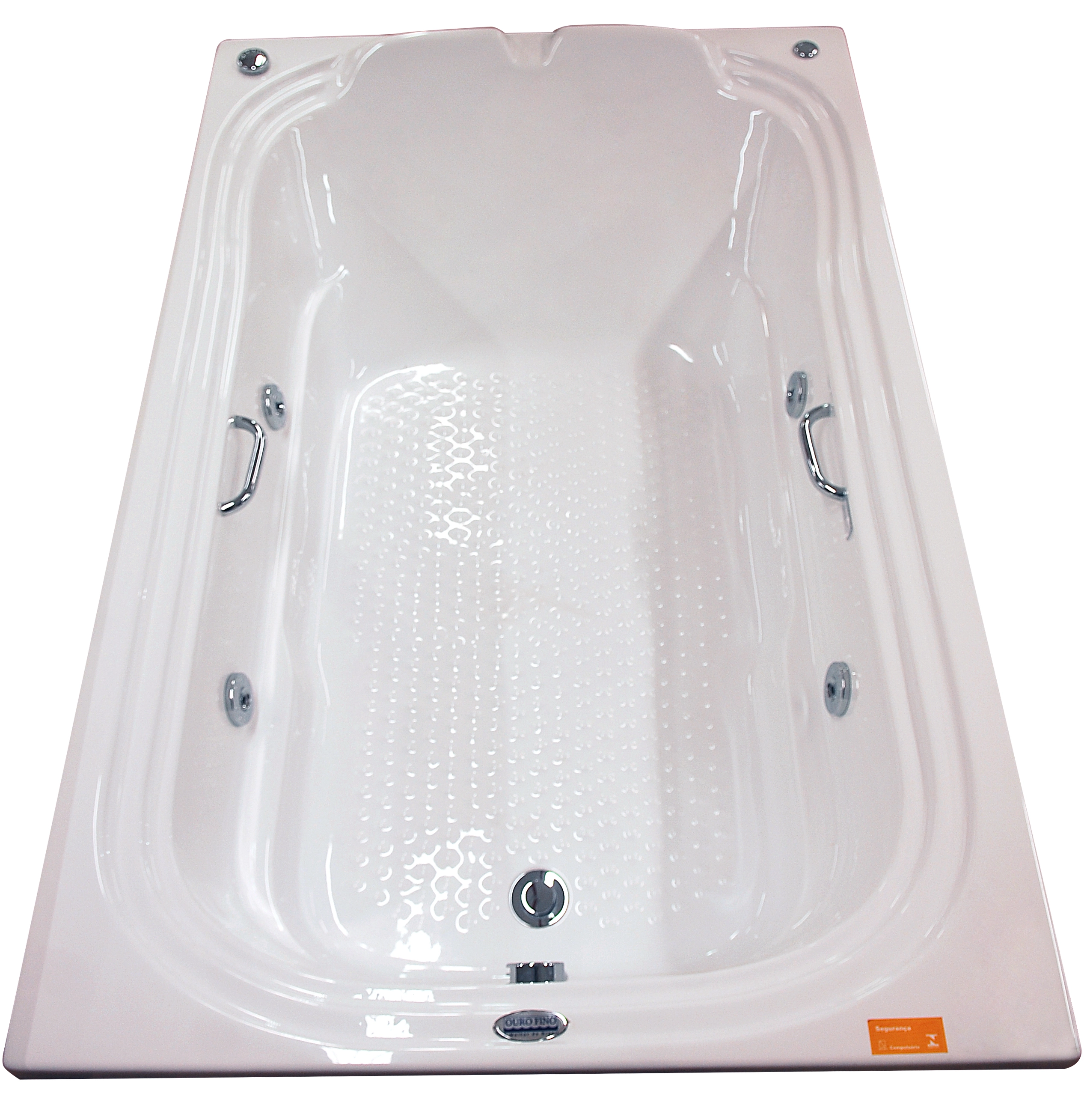 Banheira de Hidromassagem 170x110x40cm Gold Line Confort Ouro Fino