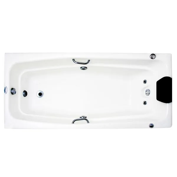 Banheira com Hidromassagem 155x80x42cm Acrílico Acrilbath Top Line Ouro Fino