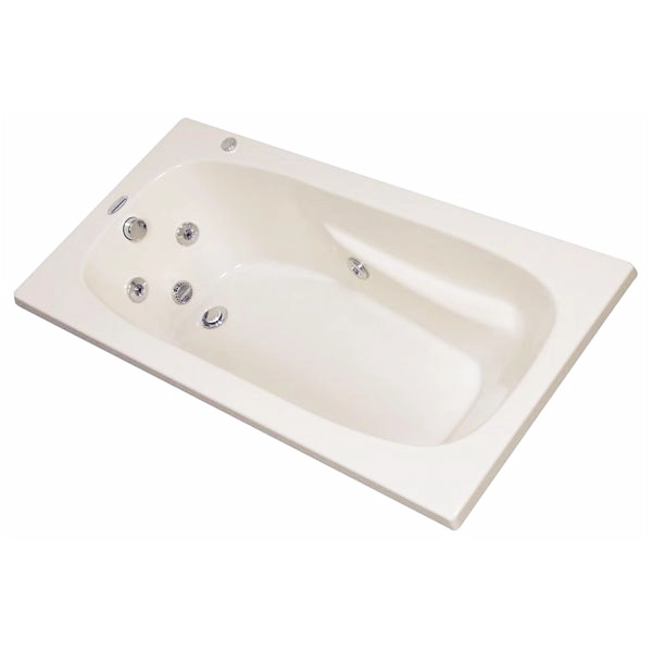 Banheira com Hidromassagem 165x80x40cm Acrílico Tulipacril Top line Ouro Fino