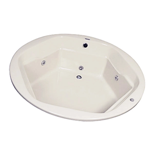 Banheira com Hidromassagem 140x140x50cm Acrílico Acriluna Top Line Ouro Fino