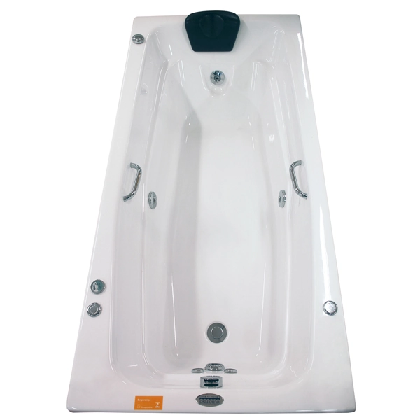 Banheira com Hidromassagem 180x85x42cm Acrílico Acrilbath Standard Ouro Fino