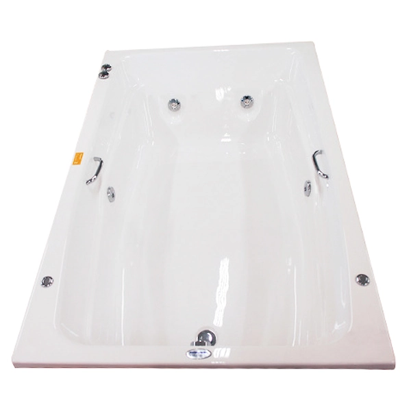 Banheira com Hidromassagem 170x115x42cm Acrílico Acrilbath Standard Ouro Fino