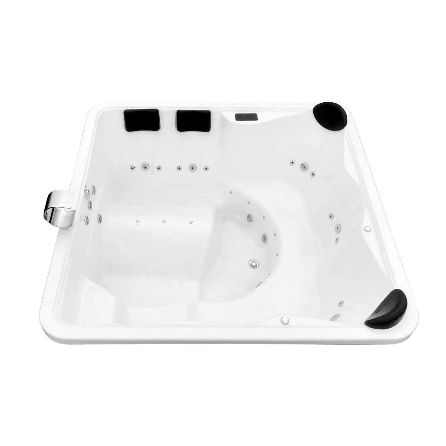 Spa Para Jardim Quadrado Relax Ouro Fino Branco
