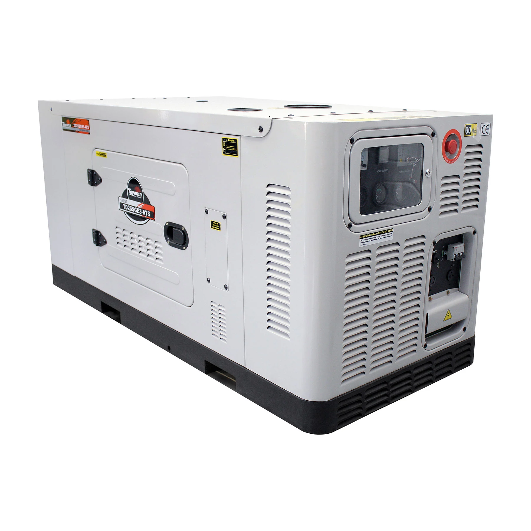 Gerador de Energia a Diesel Cabinado 27,5 Kva 220V com AVR TDMG25SE3-220 Toyama