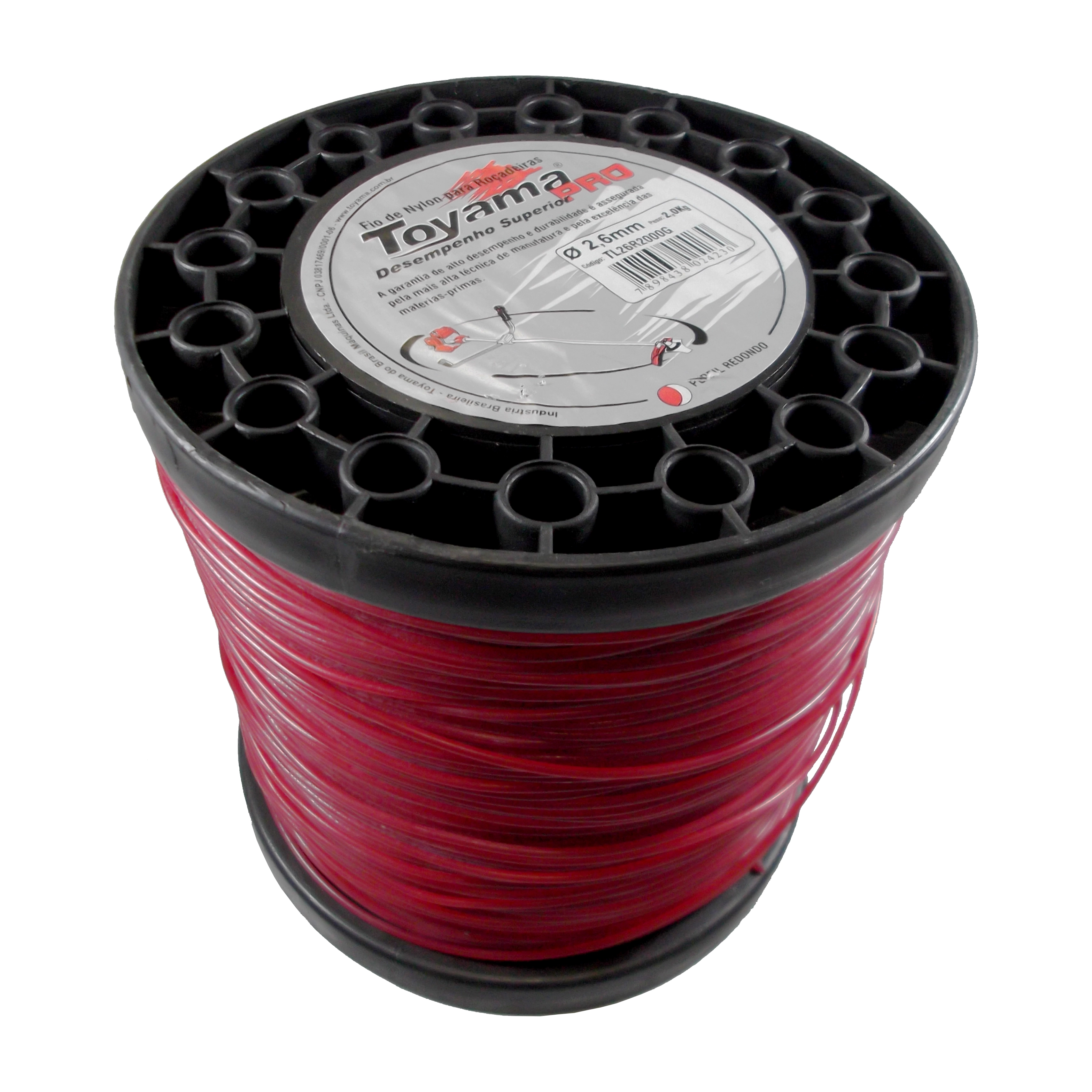 Fio De Nylon 3,3Mm Redondo Bobina Toyama