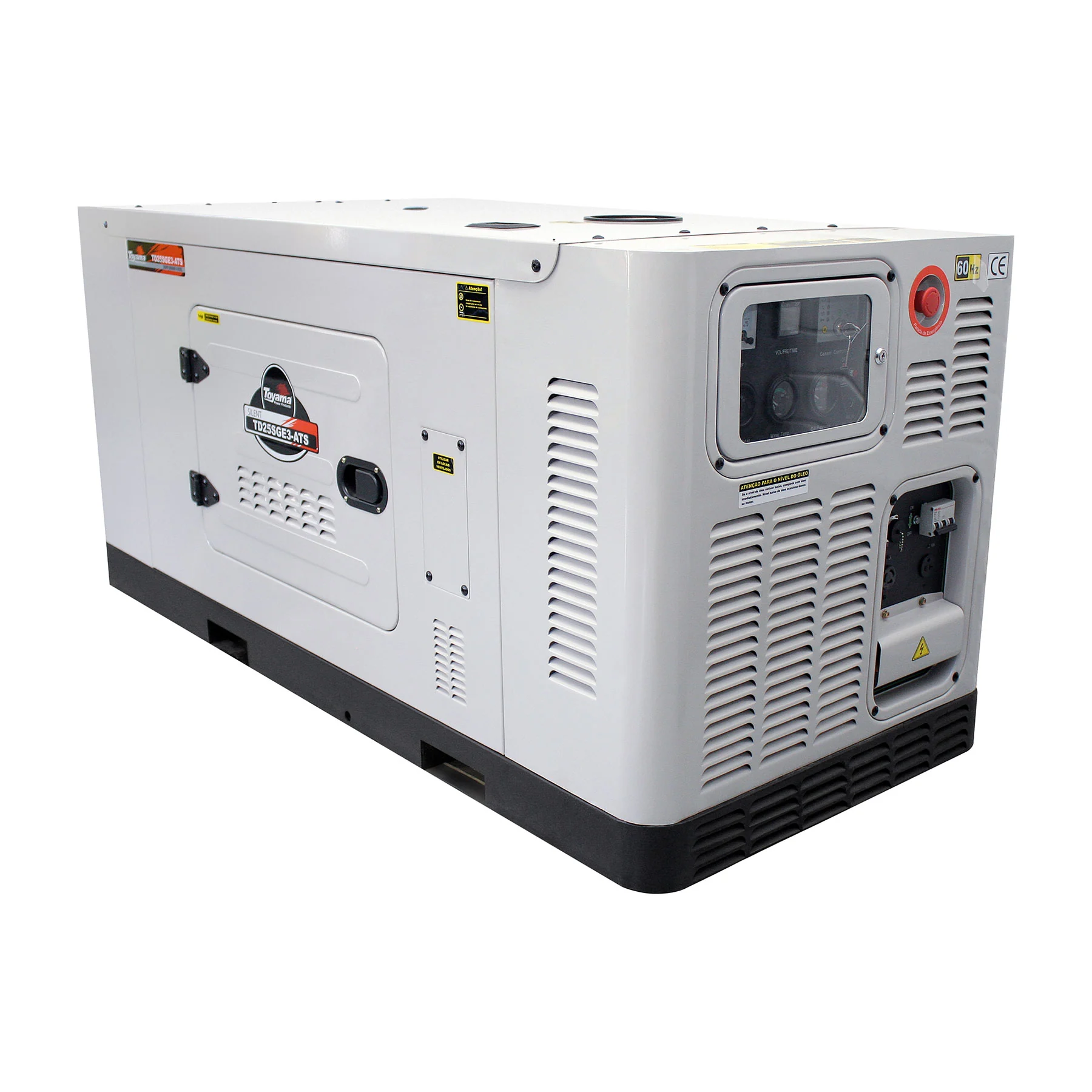 Gerador de Energia a Diesel Cabinado 22 Kva 220V com AVR TDMG25SE Toyama