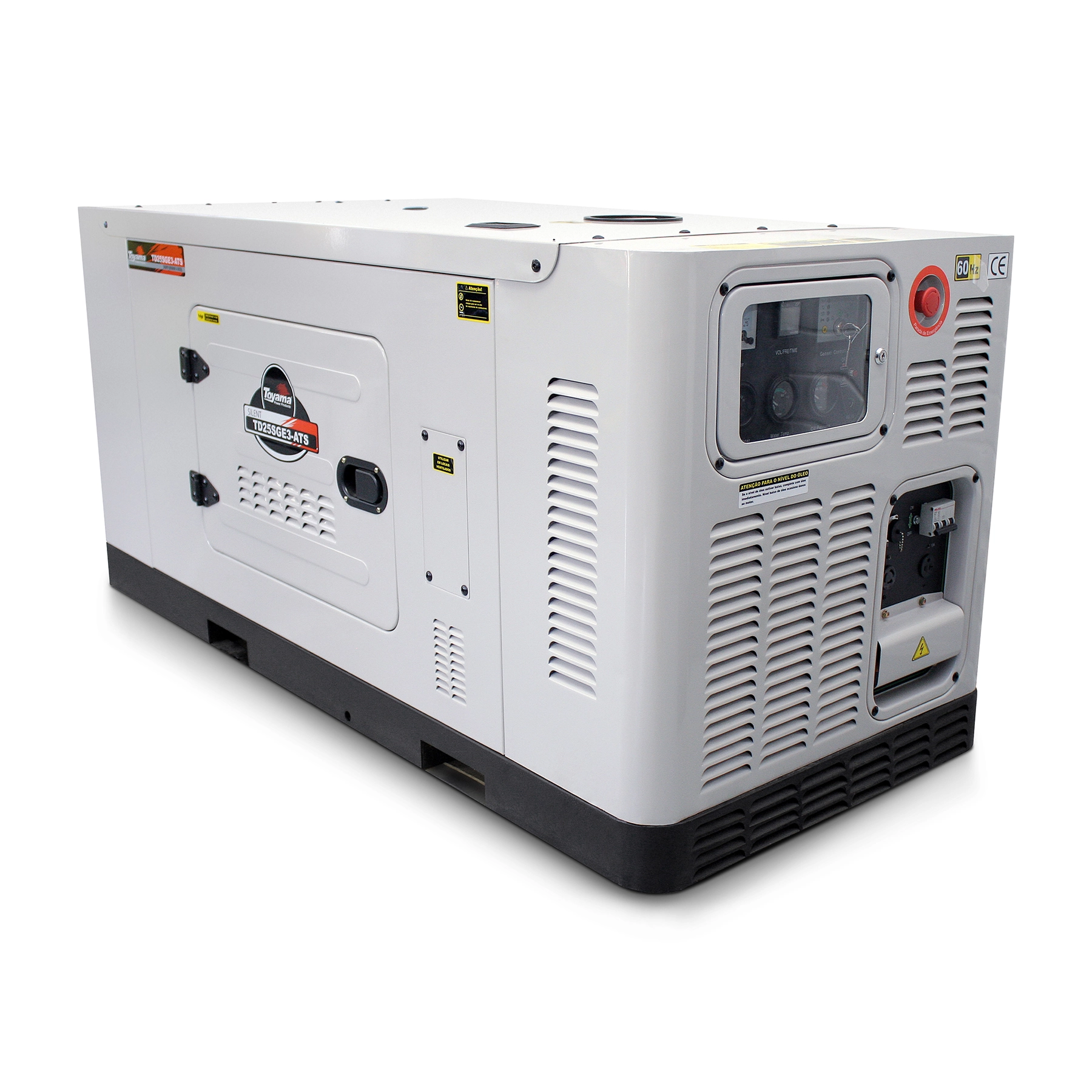 Gerador de Energia a Diesel Cabinado 27,5 Kva 380V (440V) com AVR TDMG25SE3-380 Toyama