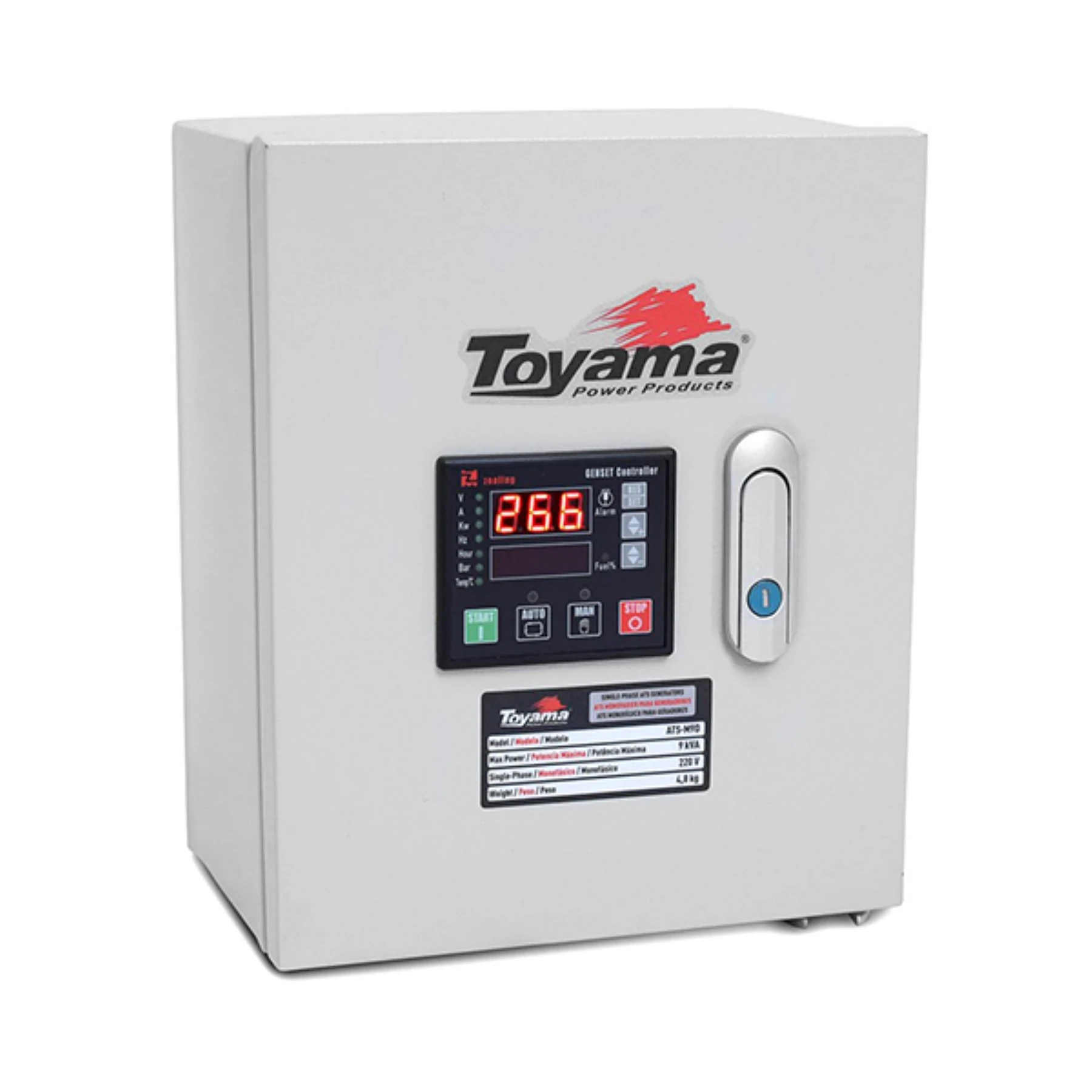 Painel ATS Portátil Trifásico 220V ATS-T8 - 220V Toyama