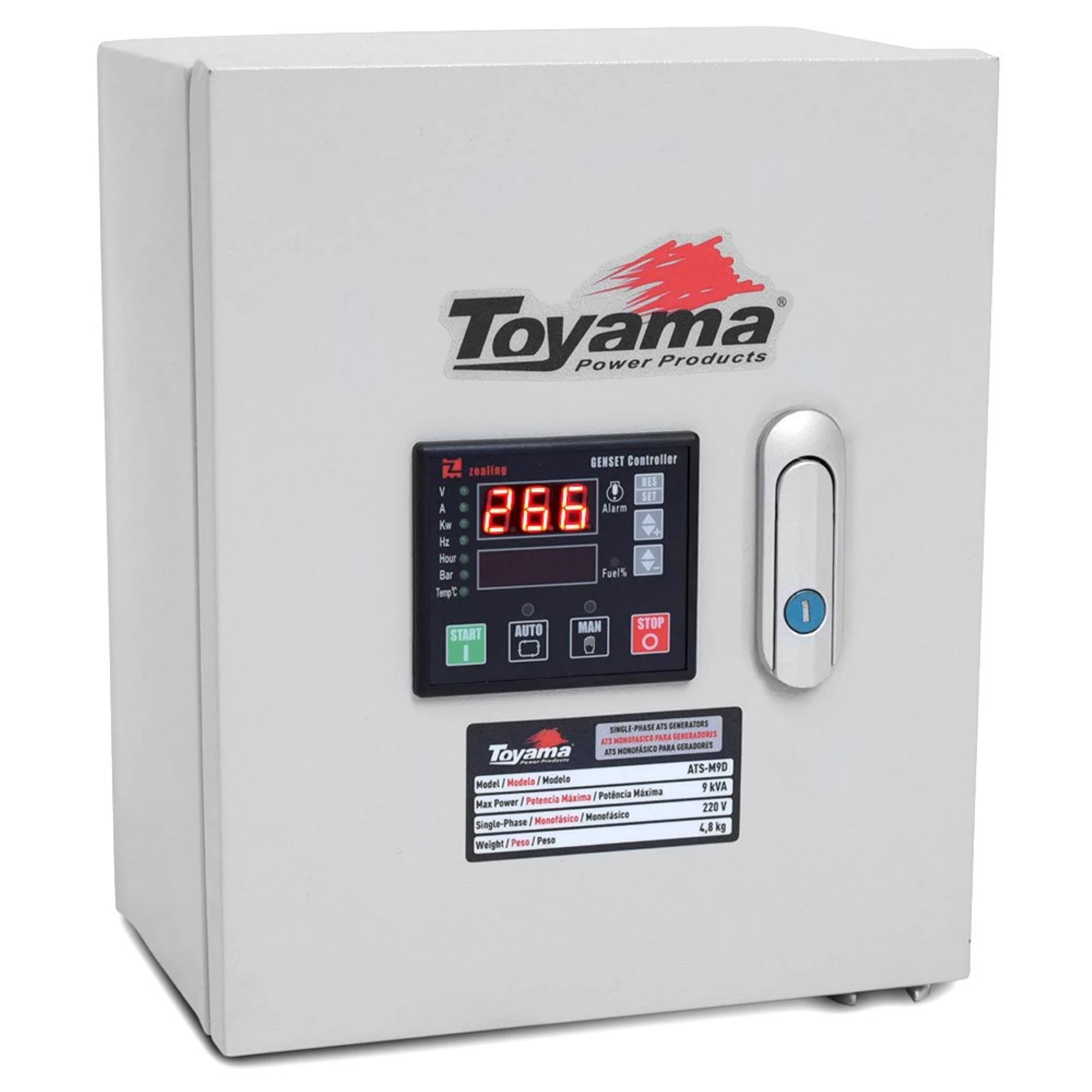 Painel ATS Portátil Trifásico 380V (220V) ATS-T8 - 380V Toyama