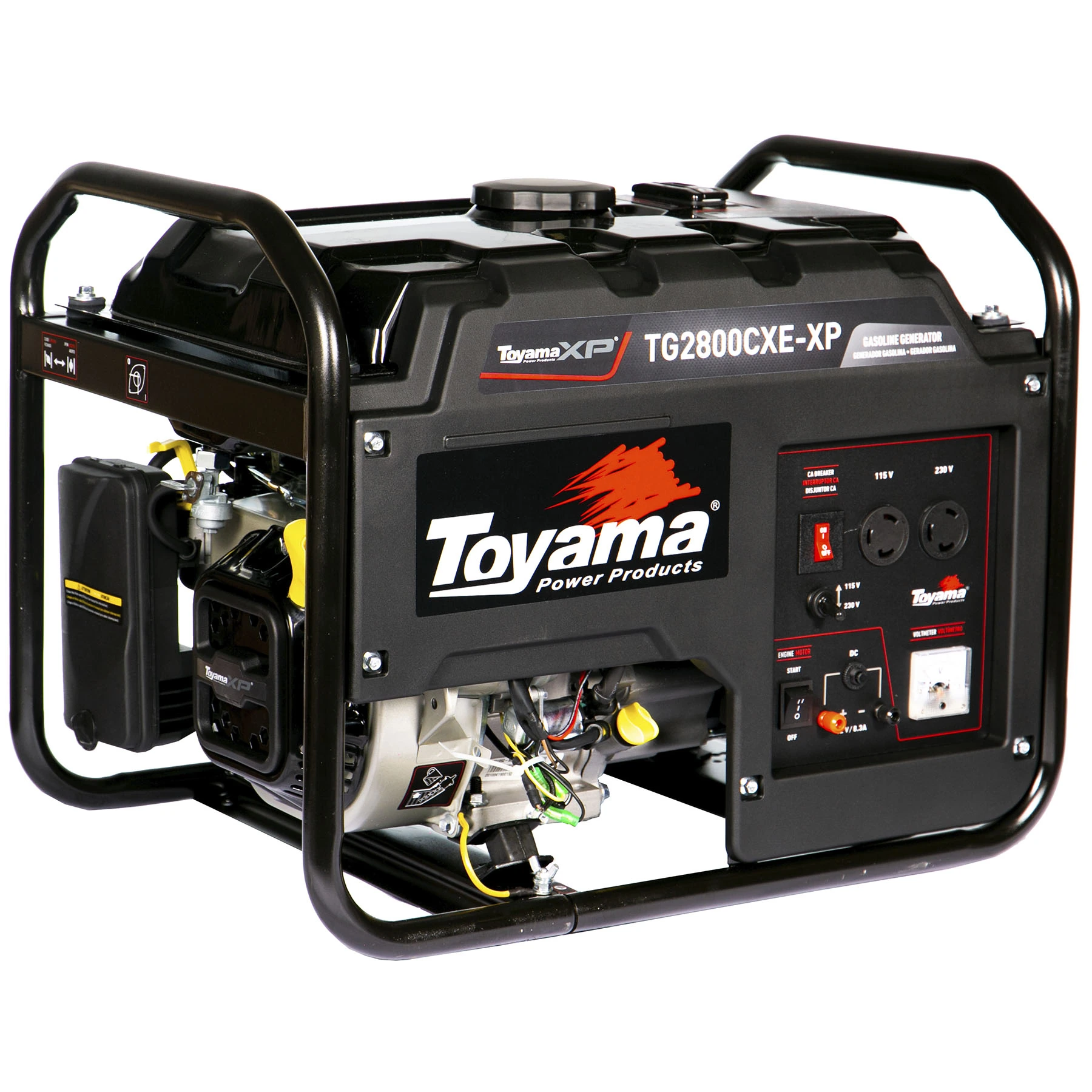 Gerador de Energia a Gasolina Aberto 2,5 Kva Bivolt com AVR TG2800CXE-XP Toyama
