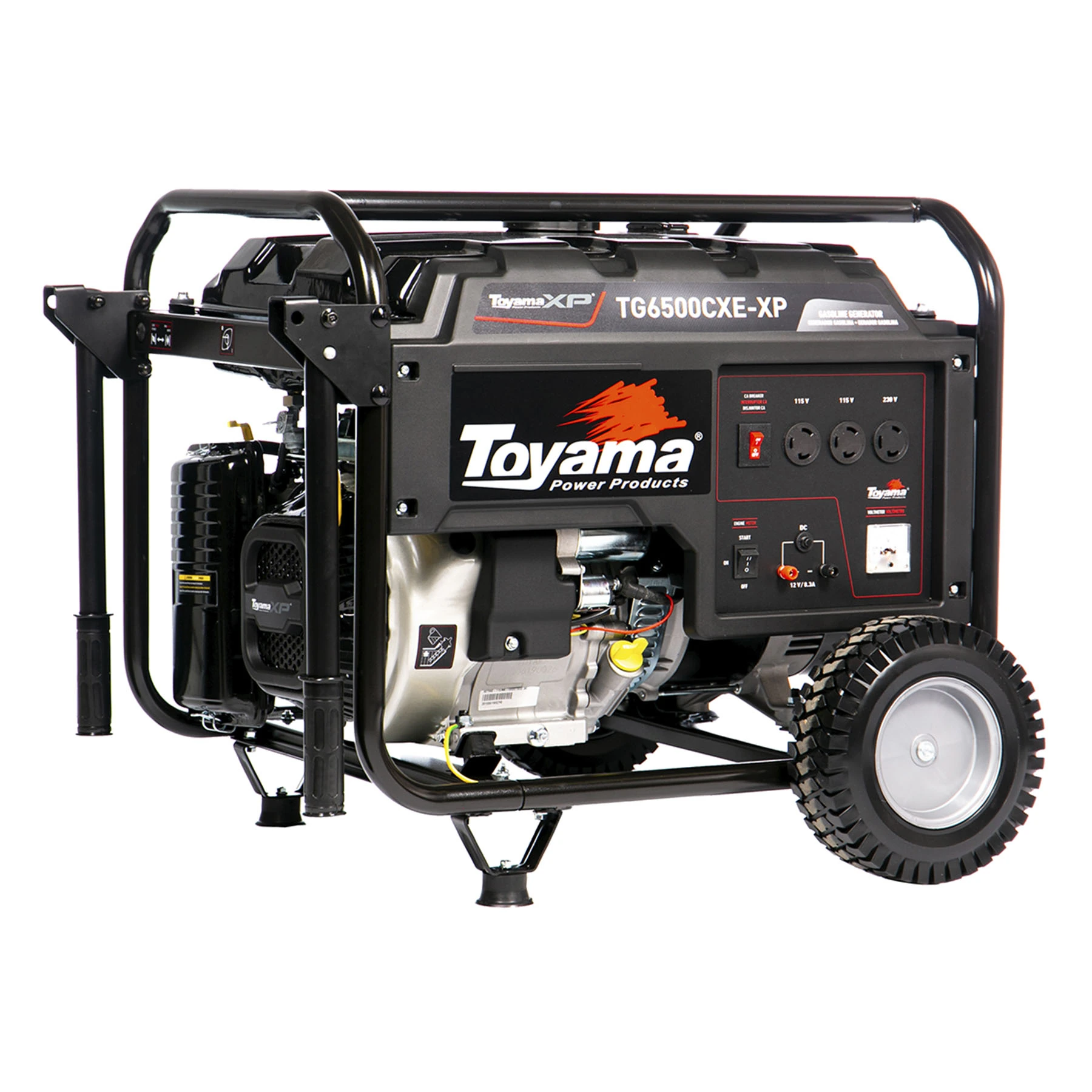 Gerador de Energia a Gasolina Aberto 5,5 Kva Bivolt com AVR TG6500CXE-XP Toyama