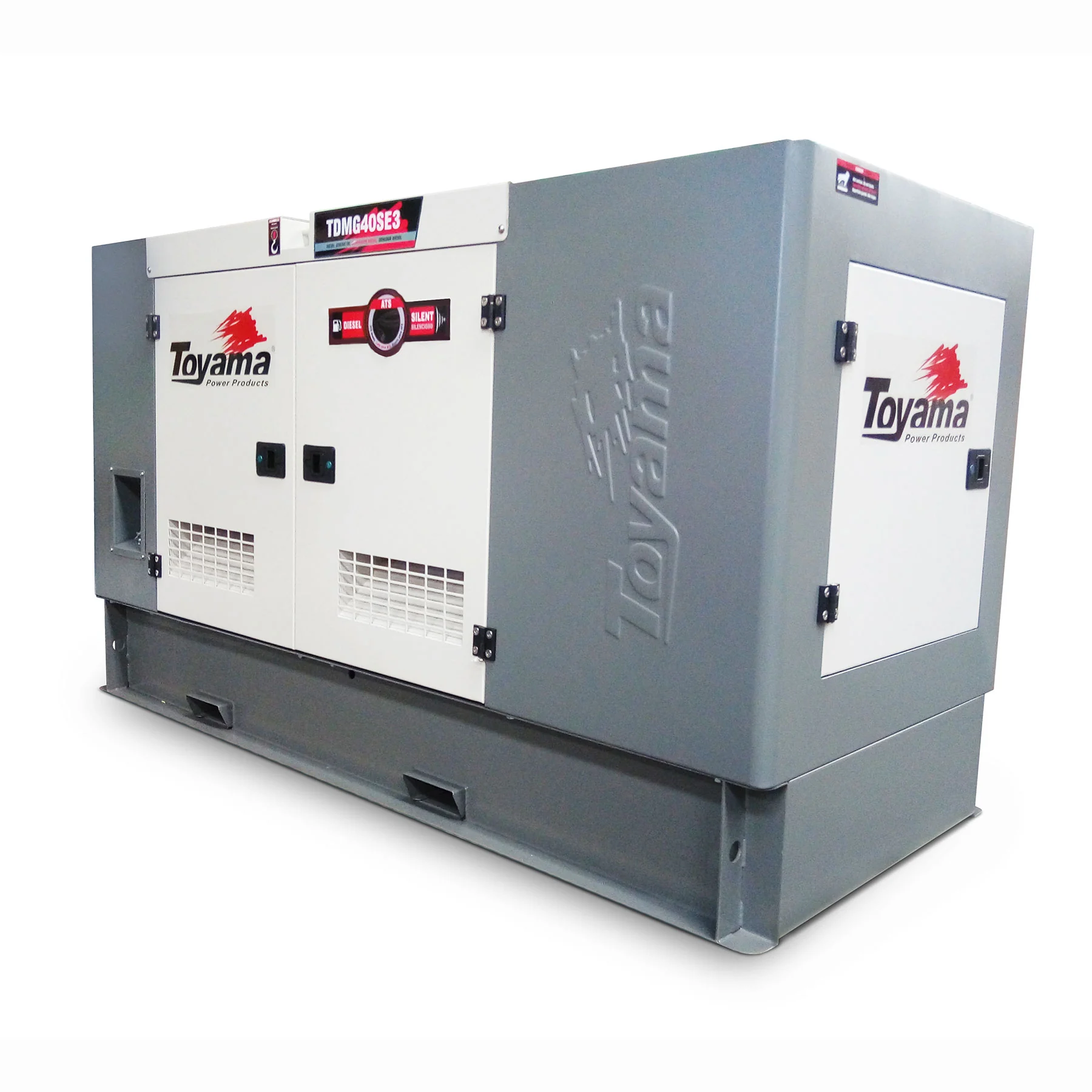 Gerador de Energia a Diesel Cabinado 40 Kva 220V com AVR TDMG40SE3D-220 Toyama