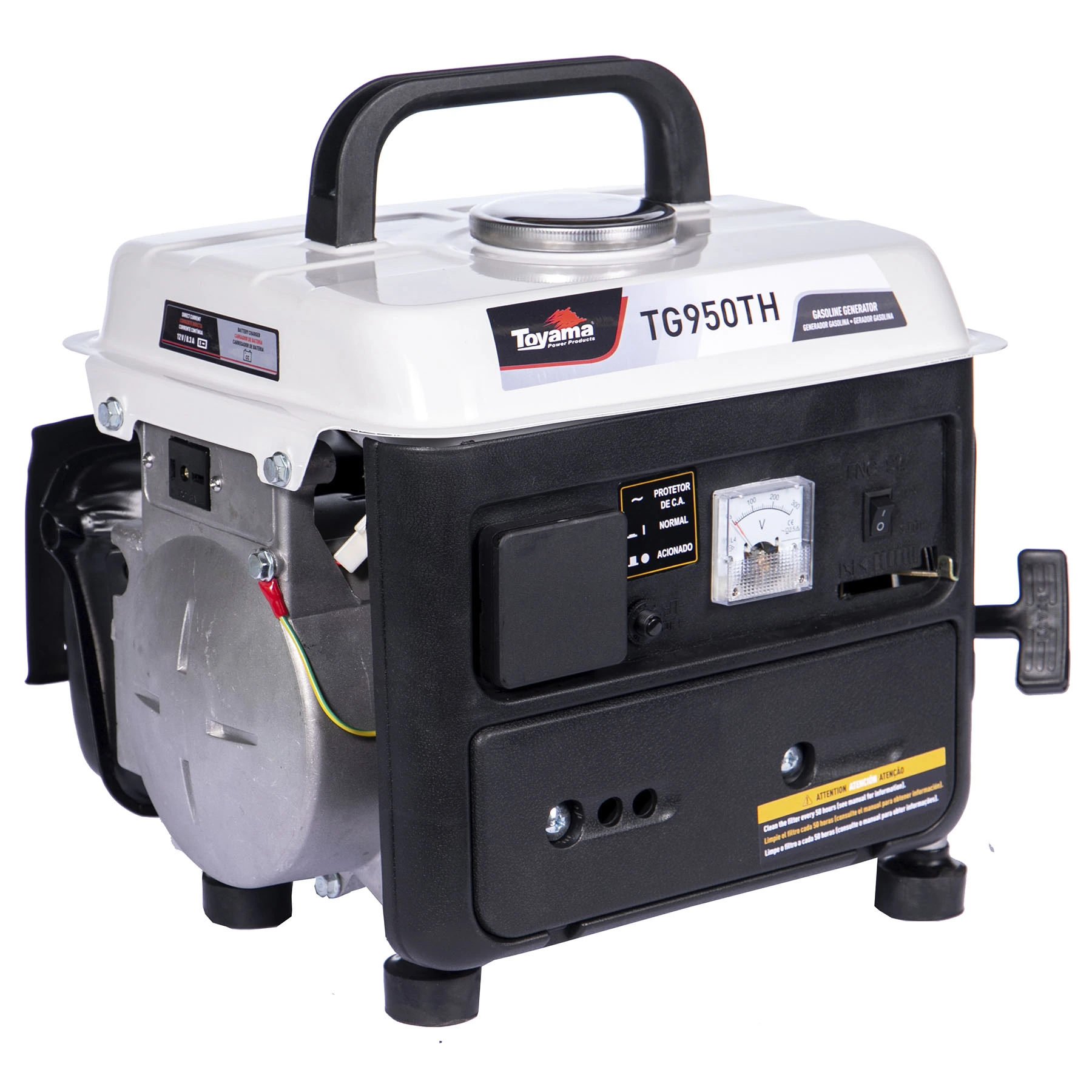Gerador de Energia a Gasolina Portátil 0,8 Kva 127V (110V) TG950TH-110 Toyama