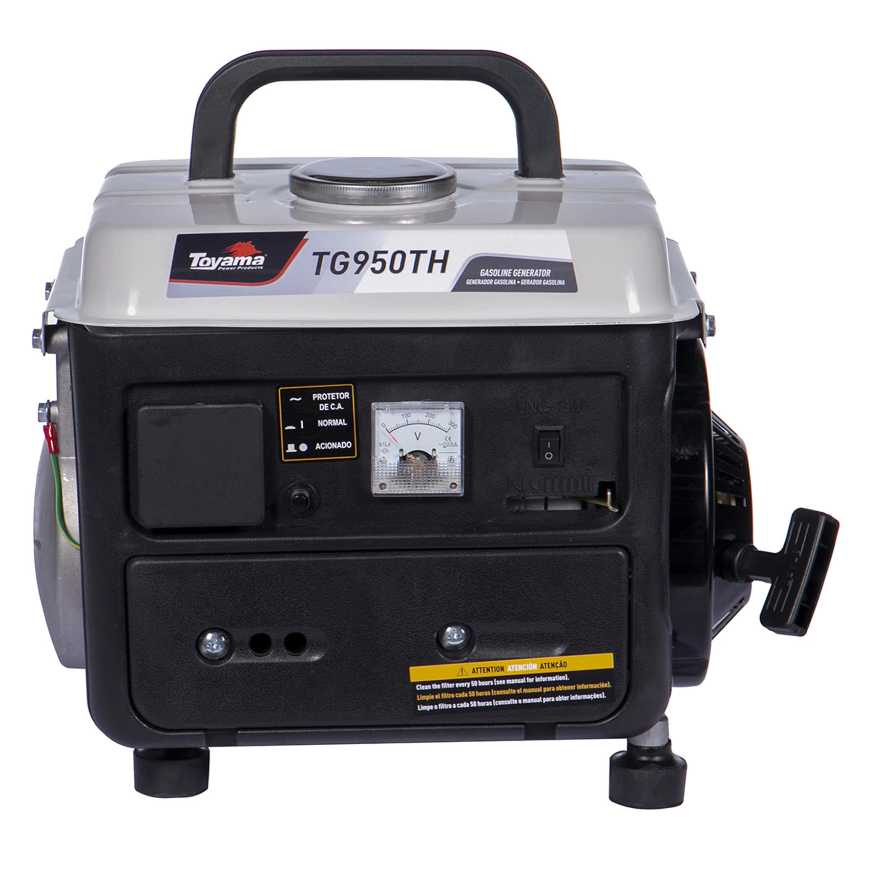 Gerador de Energia a Gasolina Portátil 0,8 Kva 220V TG950TH-220 Toyama