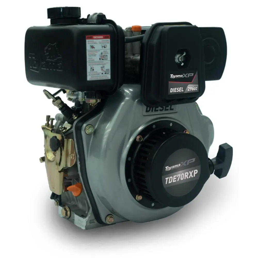 Motor Multiuso Tde70rxp 6.7hp 4t Diesel Eixo 1" Com Redução 2:1 Toyama