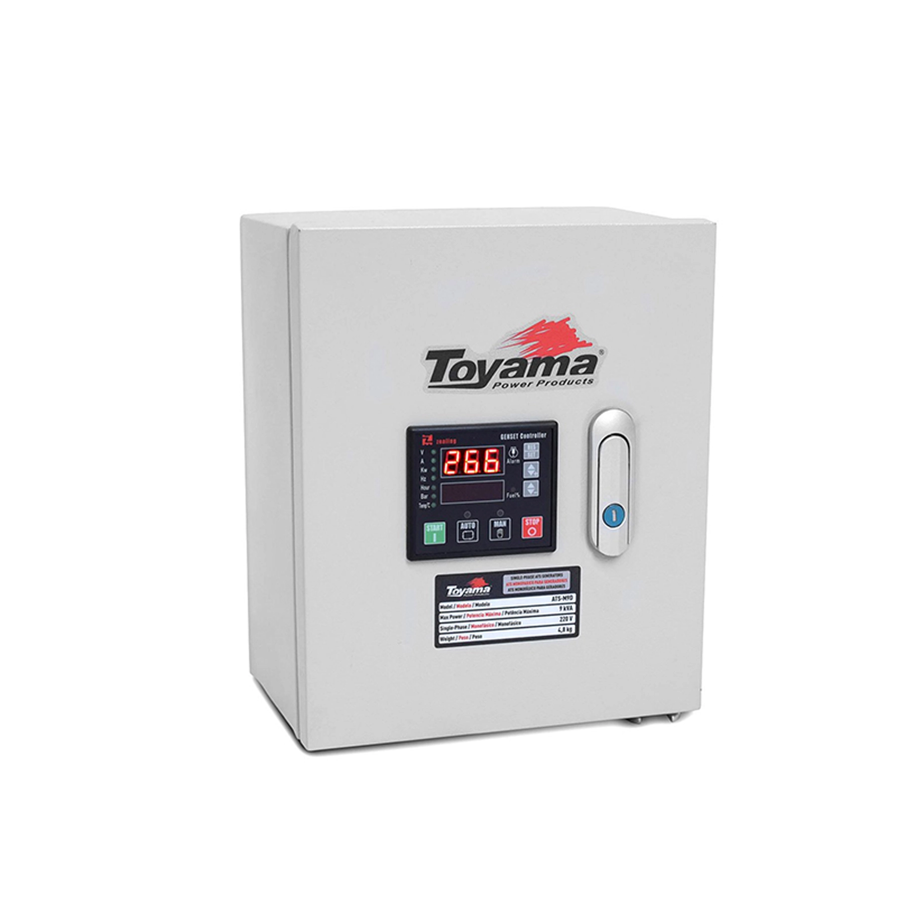 Painel ATS Portátil Trifásico 220V ATS-T9 - 220V Toyama