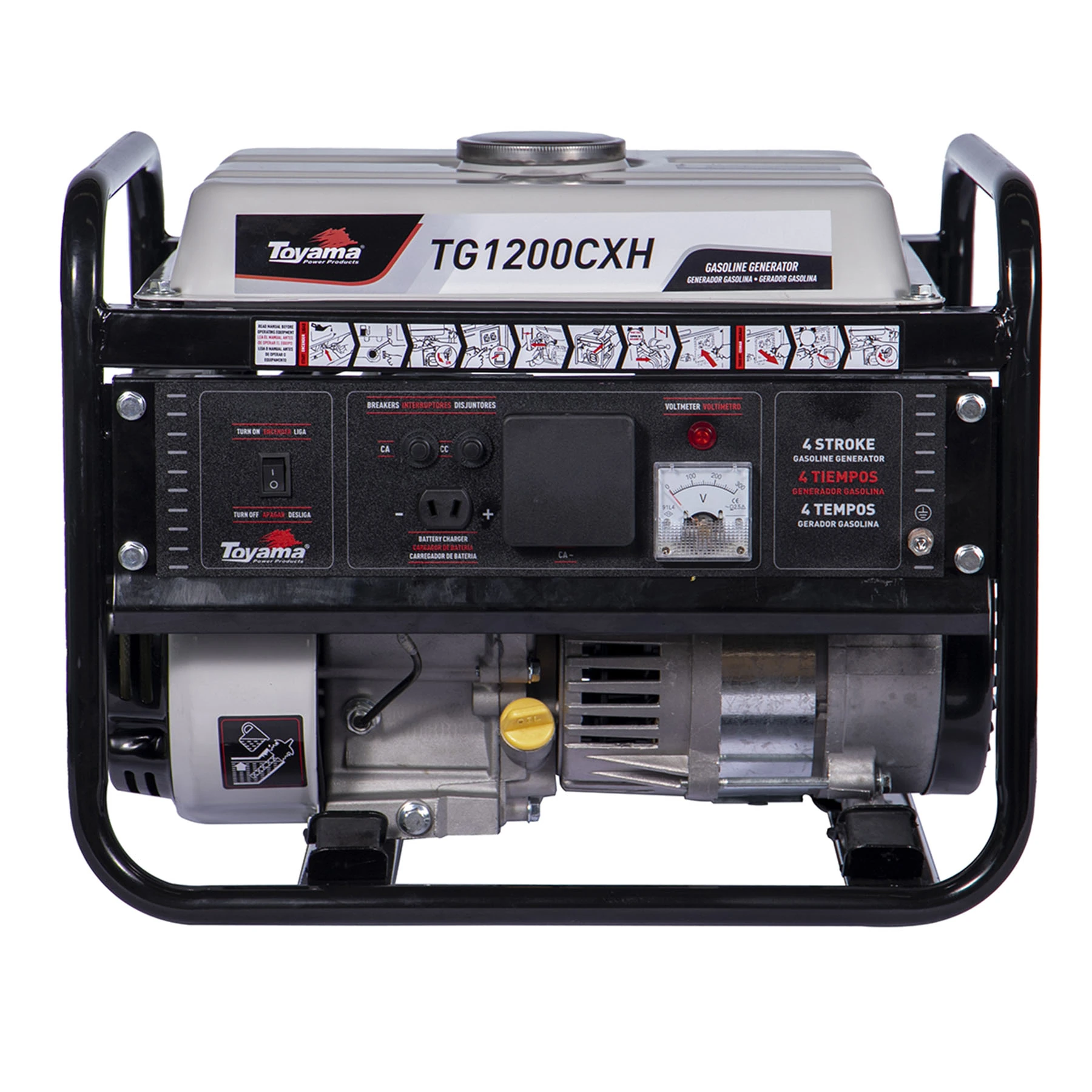 Gerador de Energia a Gasolina Aberto 1,1 Kva 220V TG1200CXH-220 Toyama