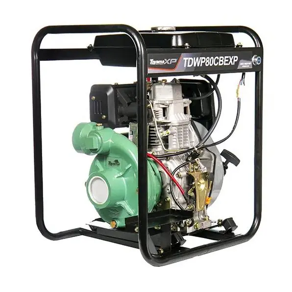 Motobomba Centrífuga Diesel 3  x3   Motor Tde110exp Partida Elétrica Tdwp80cbexp Toyama