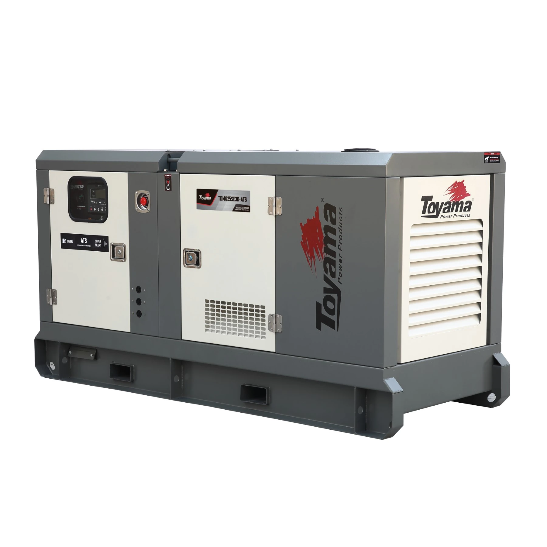 Gerador de Energia a Diesel Cabinado 30 Kva 220V com AVR TDMG25SE3D-ATS Toyama