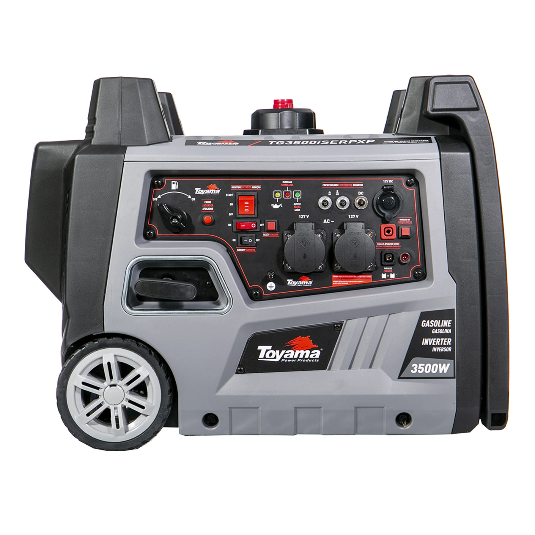 Gerador de Energia a Gasolina Aberto 3,5 Kva 127V (110V) TG3500iSERP-XP-127 Toyama