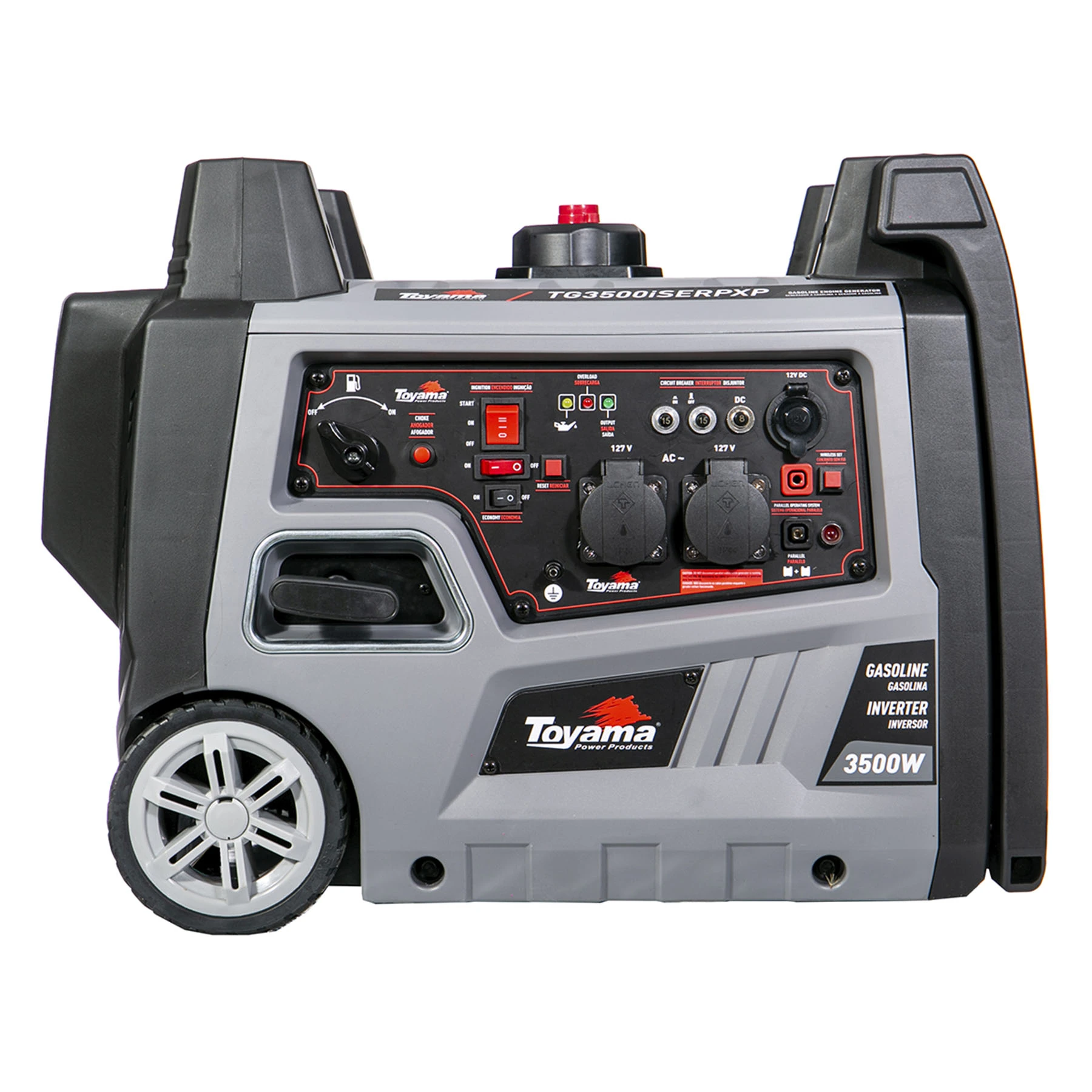 Gerador de Energia a Gasolina Aberto 3,5 Kva 220V TG3500iSERP-XP-220 Toyama