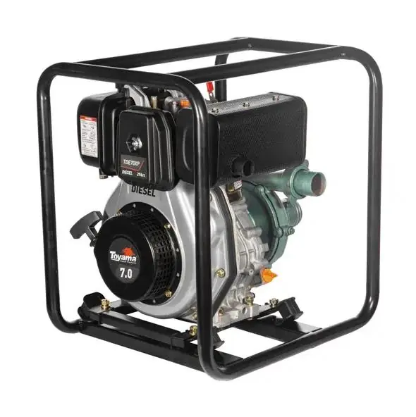Motobomba Centrífuga Diesel 2.1/2  x2   Motor Tde70xp Partida Manual Tdwp50cnxp Toyama