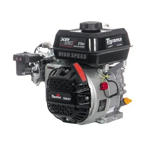 Motor Gasolina Toyama Jet 8,1hp Com Escapamento Direto Partida Manual Te80jet-hs-xp