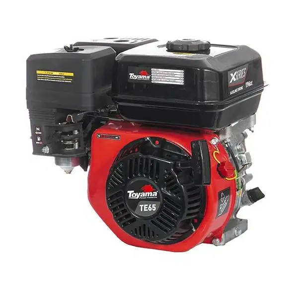 Motor Gasolina Toyama 6,5hp 196cc 4t Ohv Eixo 3/4   Multiuso Com Sensor De Óleo Te65x