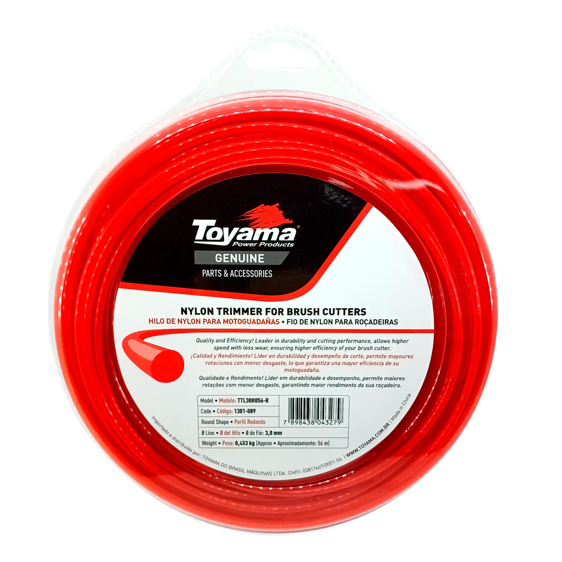 Fio de Nylon 3,0mm 56m Toyama