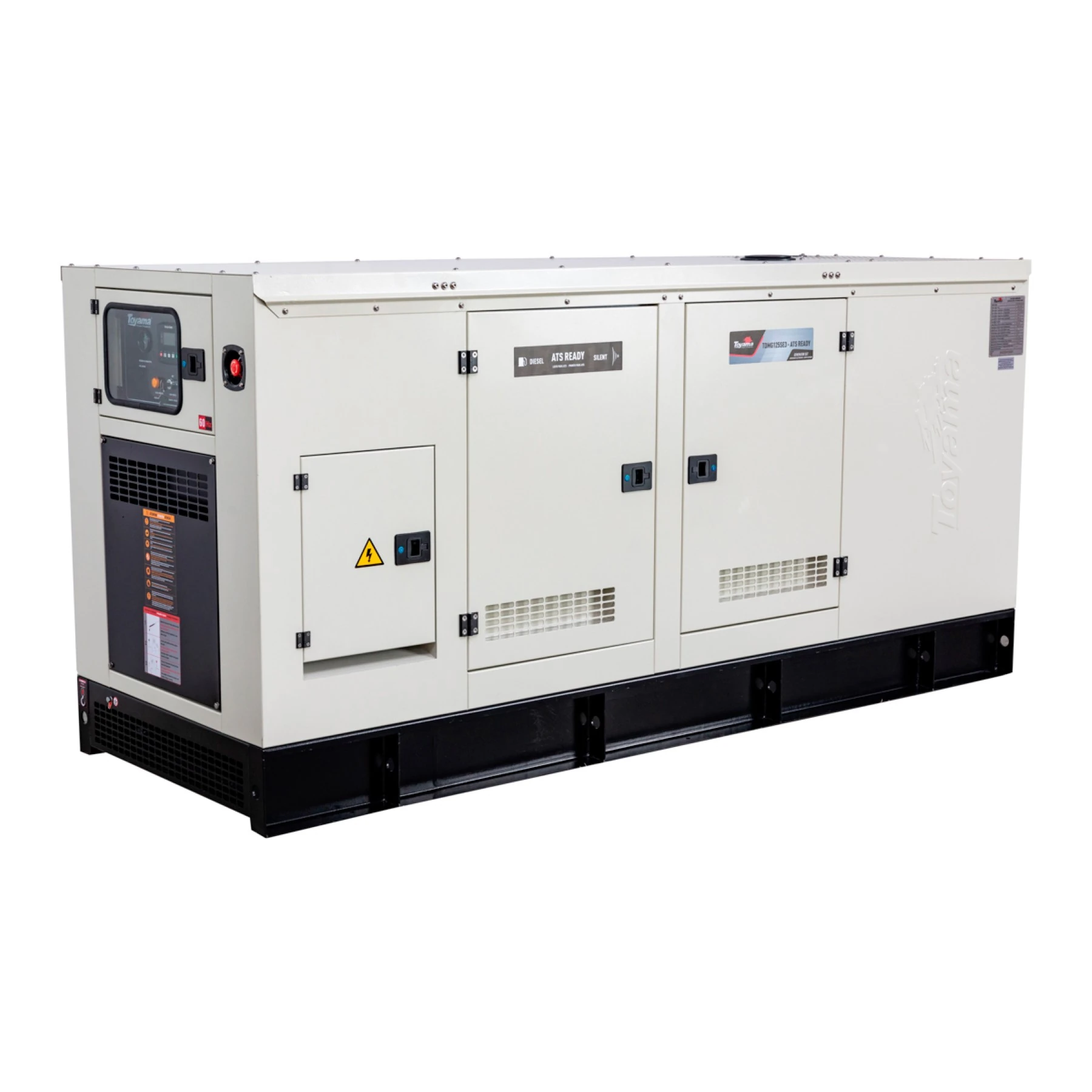 Gerador a Diesel Cabinado 125Kva 380V (220V) AVR TDMG125SE3-ATS Toyama