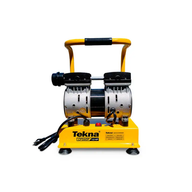Compressor De Ar Cps60 Silencioso 220 V 1,5 Hp Isento De Óleo Motor Elétrico