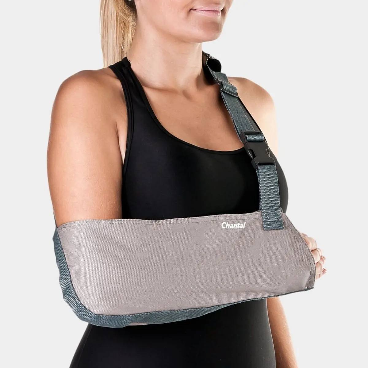 Tipoia Simples de Brim Cinza C402 - Chantal - GG