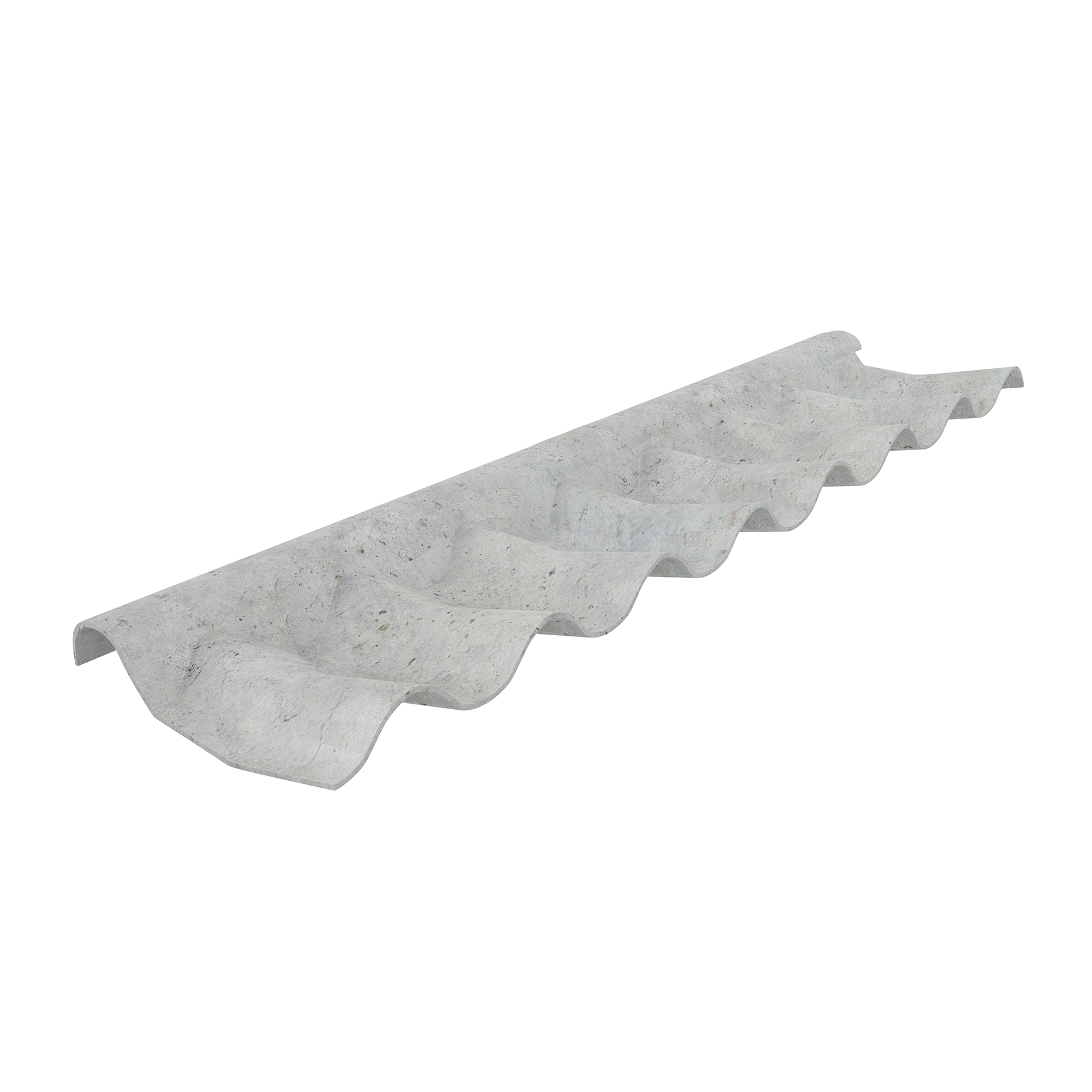 Cumeeira de Fibrocimento Ondulada Superior 21x110cm Cinza Confibra