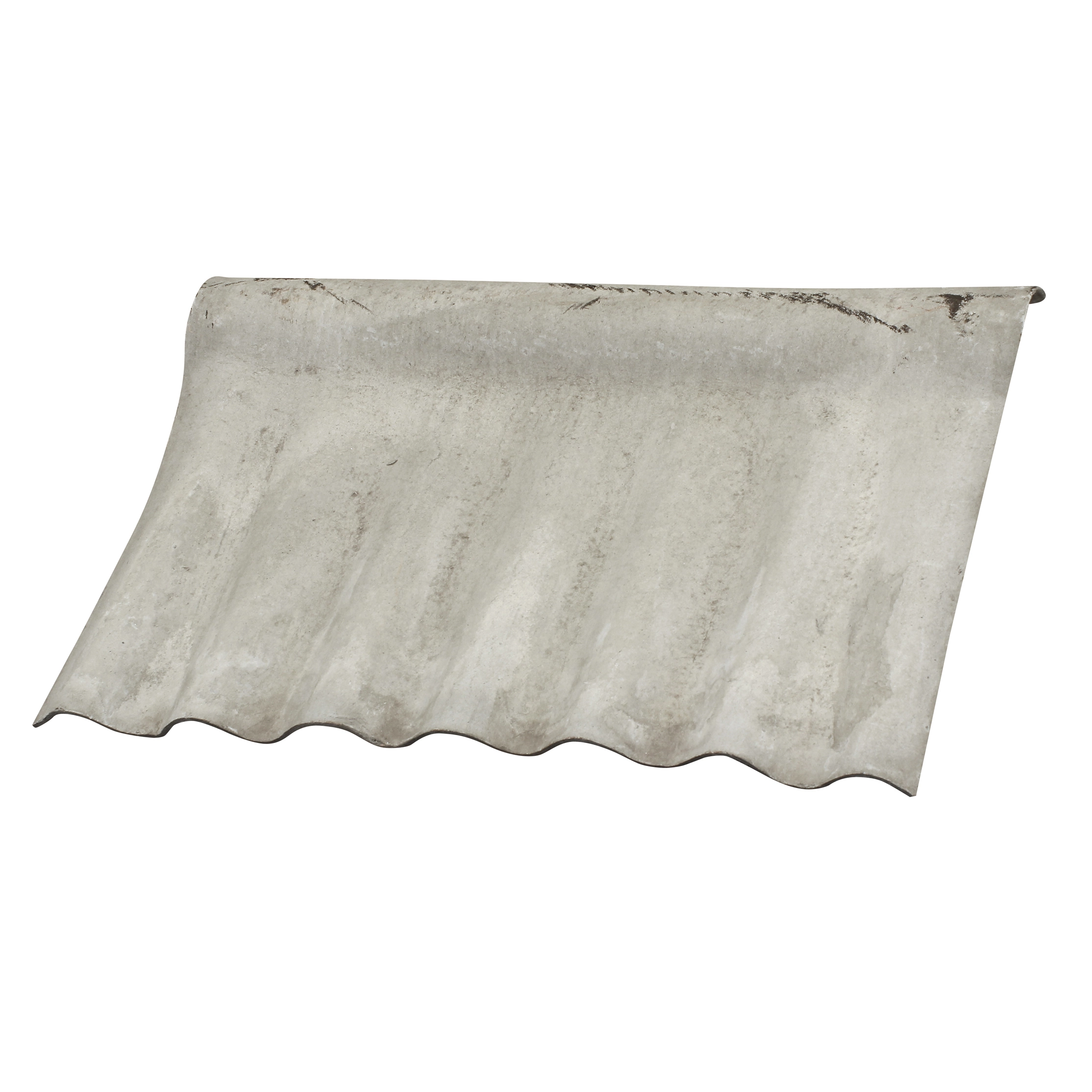 Cumeeira Fibrocimento 65cmx1,10m6mm Articulada Superior Ondulada Eternit