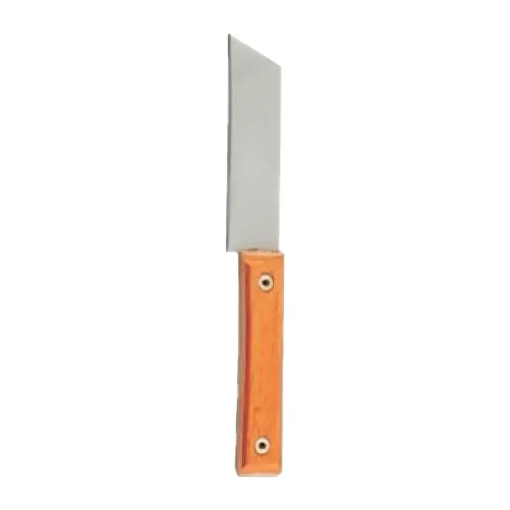 Faca Para Corte De Gesso Inox (Cabo de Madeira) - Orto Central