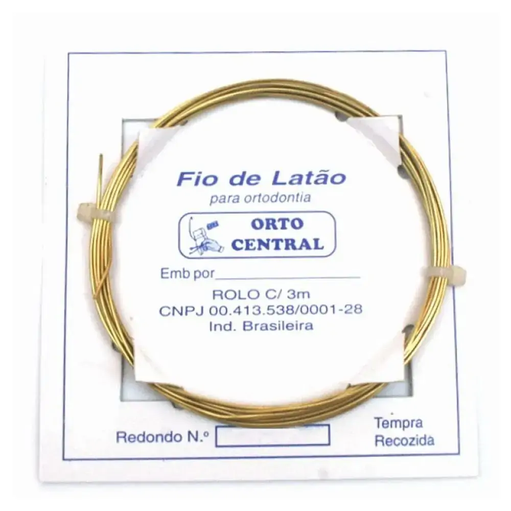 Fio de Latão 0,70mm 3m - Orto Central