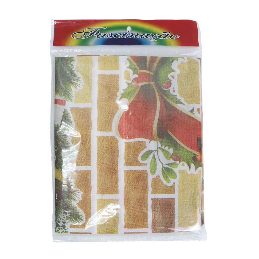 Toalha Tnt Natal Tijolinho 2,18x1,38cm 1820 Fascinacao