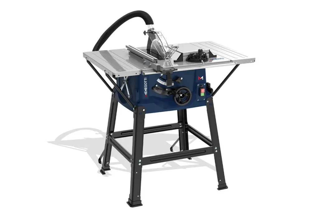 Serra Circular De Bancada Mmc-1800 Com Motor Mono 127v 60hz 1800w Com Disco De Corte Menegotti