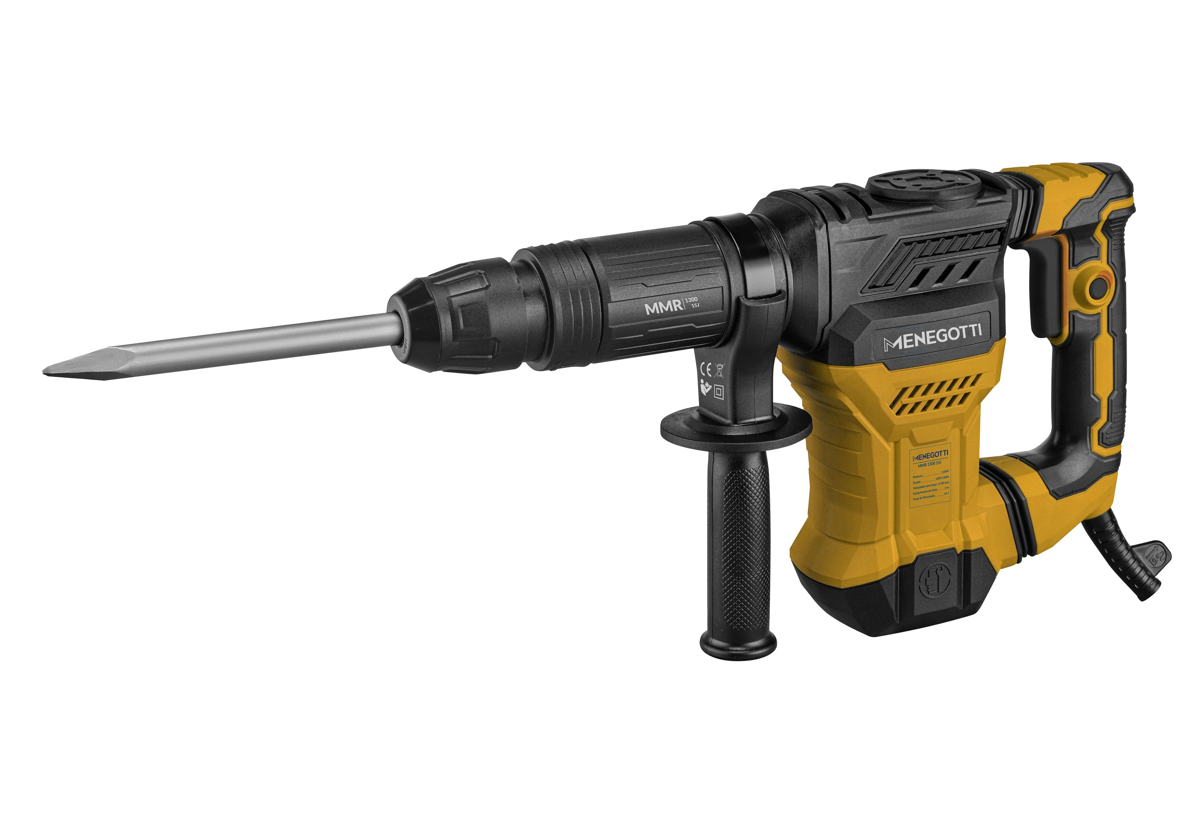 Martelo Rompedor Mmr1300 15j 6kg Monofasico 60hz 220v Menegotti