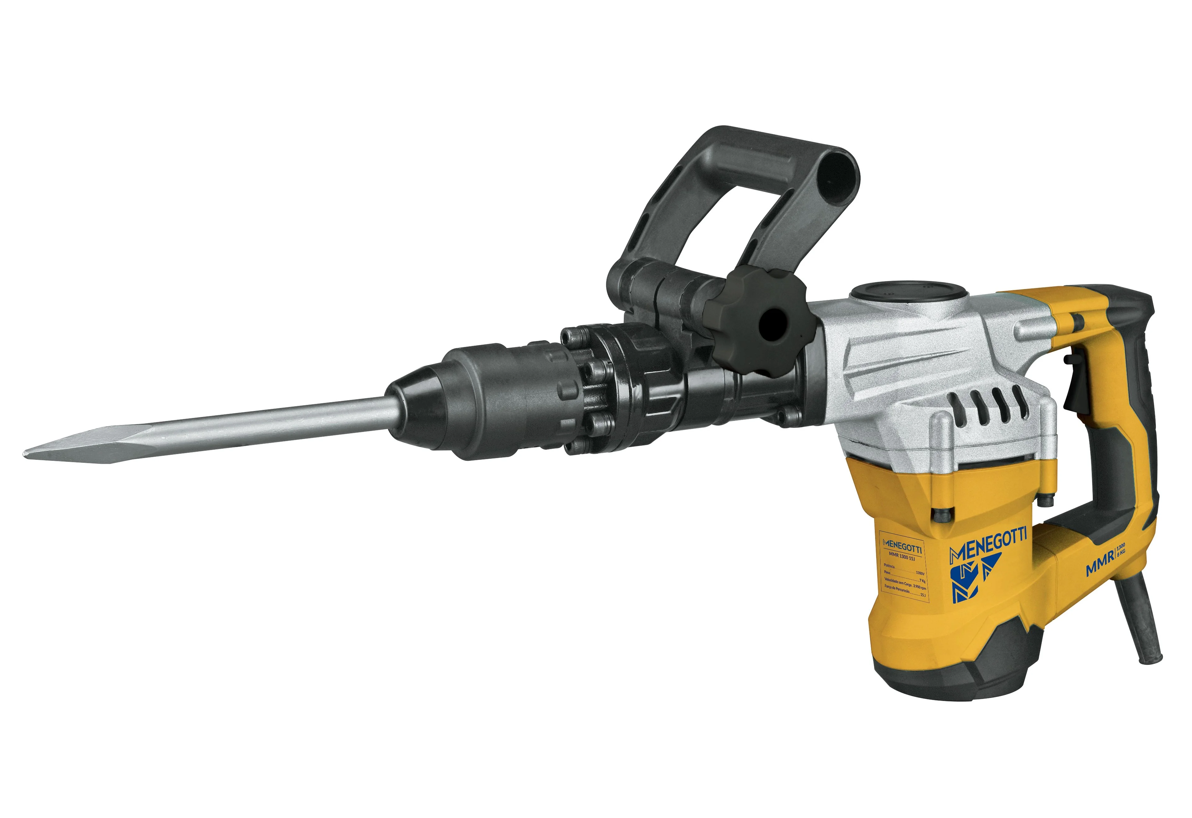 Martelo Rompedor Mmr1300 15j 8kg Monofasico 60hz 220v Menegotti