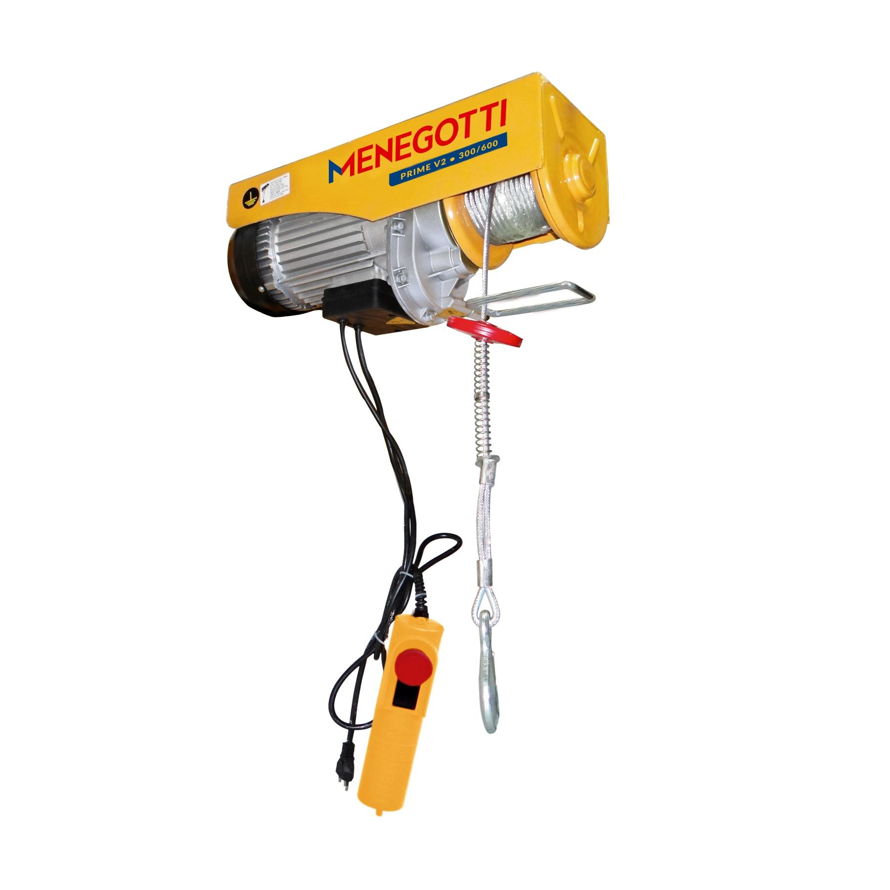 Guincho Elétrico 300/600kg 1500W 127V Menegotti