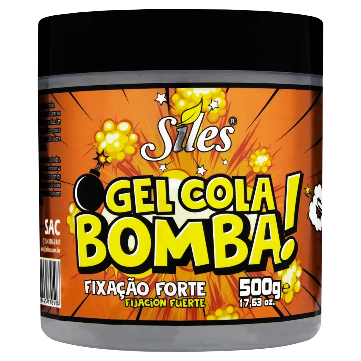 Gel Fixador Forte Bomba Síles Pote 500g