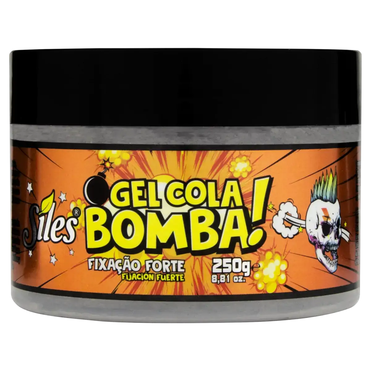 Gel Fixador Forte Bomba Síles Pote 250g