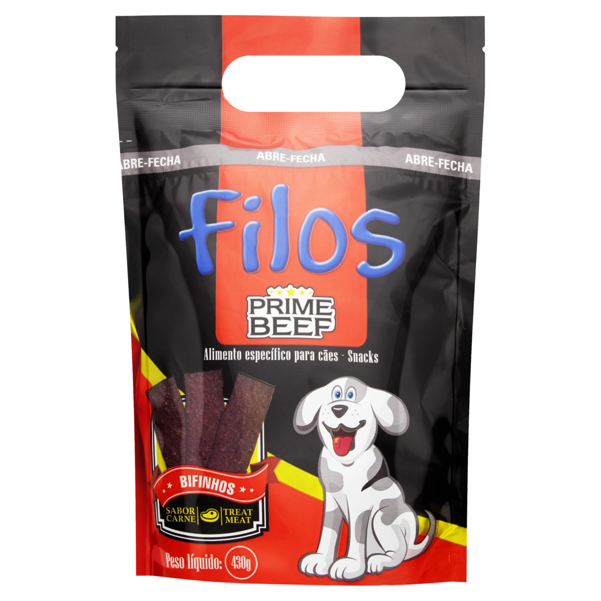 Bifinho Para Cães Carne Filos Prime Beef Sachê 430g