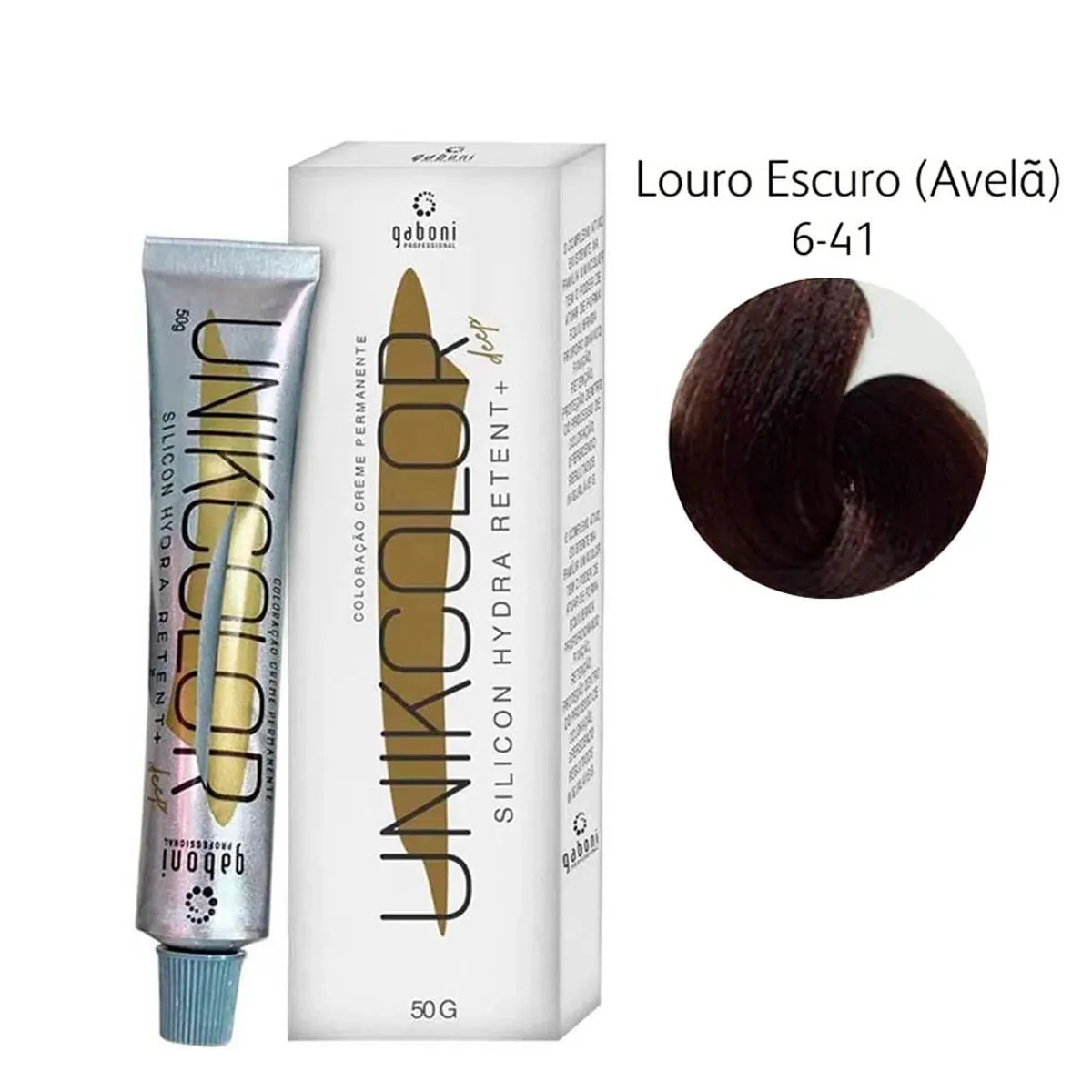 Gaboni Col 6 41 Louro Escuro Avela 50g