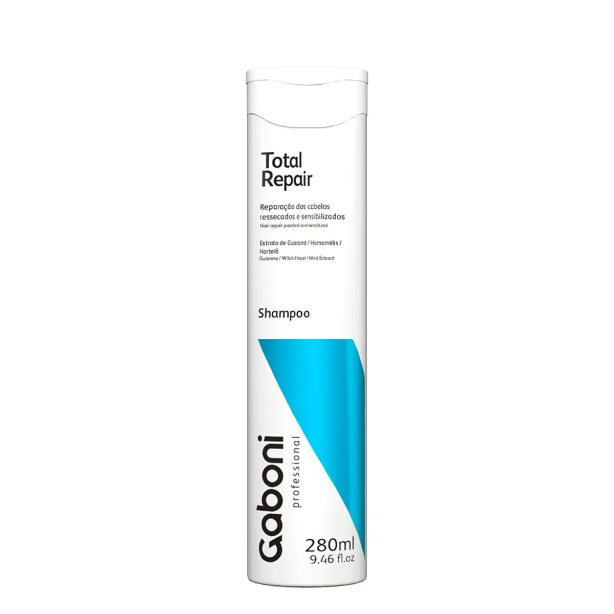 Shampoo Reparação E Nutrição Intensa Total Repair Gaboni 280ml