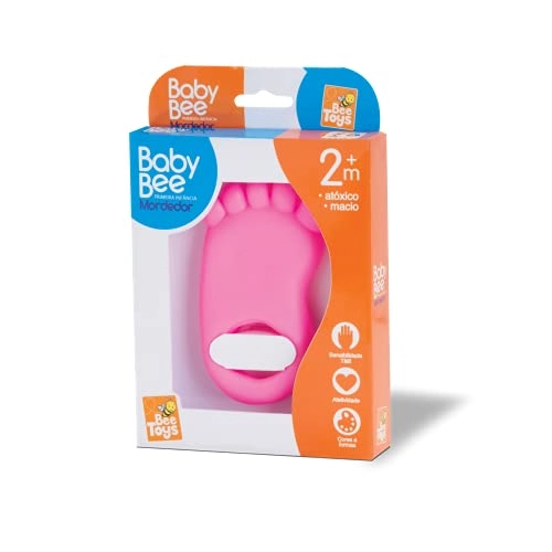 Mordedor Para Bebê Pé Bee Toys Baby Bee