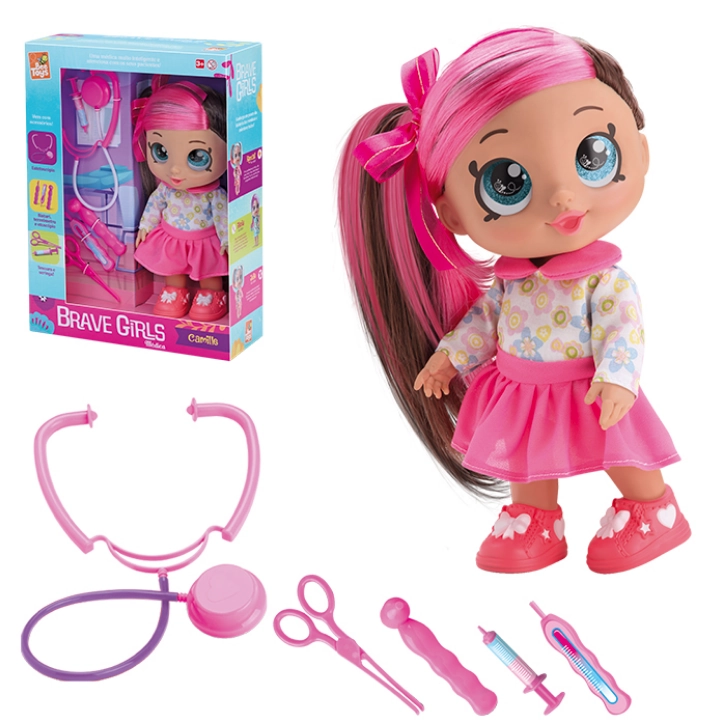 Boneca Brave Girls Camille Medica 0769 Bee Toys