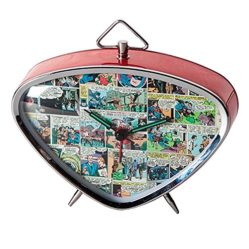 Relógio De Mesa Triangular Dc Comics Colorido