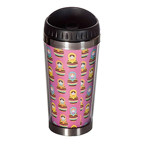 Copo Termico Plastico Matrioska Colorido Cod 23948 Urban